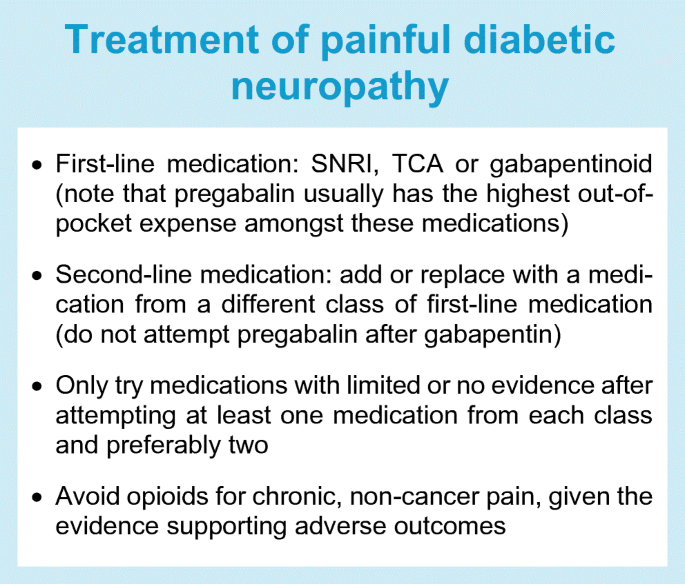diabetic neuropathy treatment guidelines)