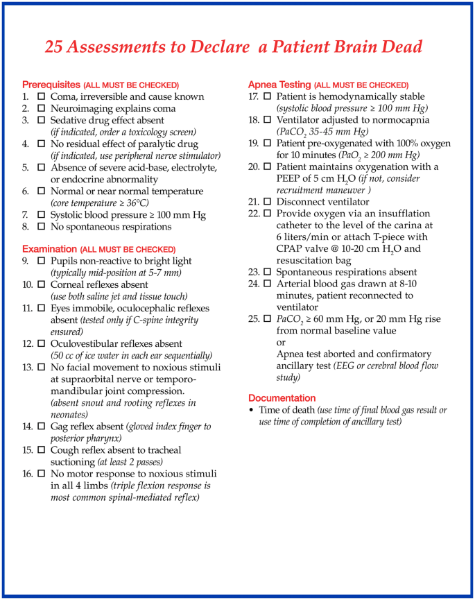 Apnea Testing During Brain Death Assessment: A Review of Clinical Practice  and Published Literature