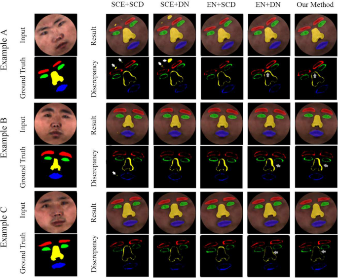 3D face parsing based on 2D CPFNet: conformal parameterized face ...