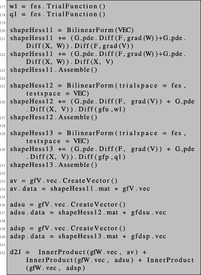 Fully And Semi Automated Shape Differentiation In Ngsolve Springerlink