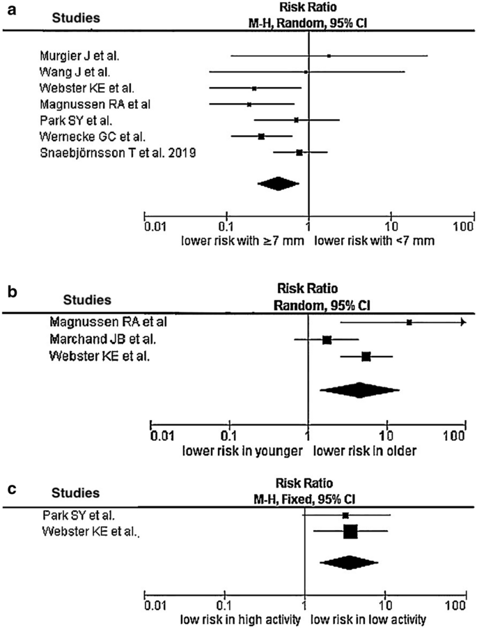 Hamstring Graft Diameter Above 7 Mm Has A Lower Risk Of Failure Following Anterior Cruciate Ligament Reconstruction Springerlink