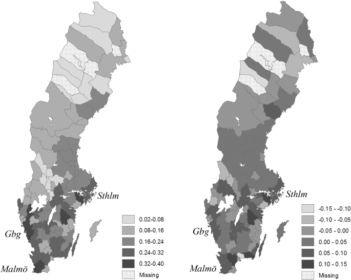 Segregation and individual employment: a longitudinal study of neighborhood  effects | SpringerLink