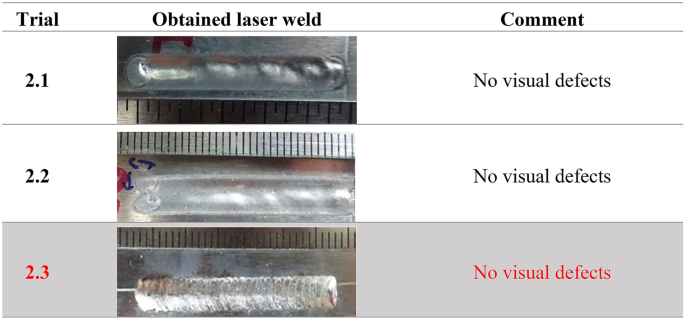 Overlap laser welding of 5052-H36 aluminum alloy: experimental  investigation of process parameters and mechanical designs | SpringerLink