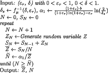 Sampling Algorithms For Estimating The Mean Of Bounded Random Variables Springerlink