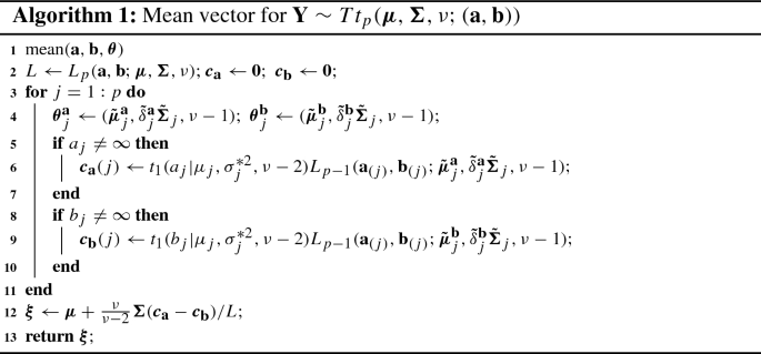On Moments Of Folded And Truncated Multivariate Student T Distributions Based On Recurrence Relations Springerlink