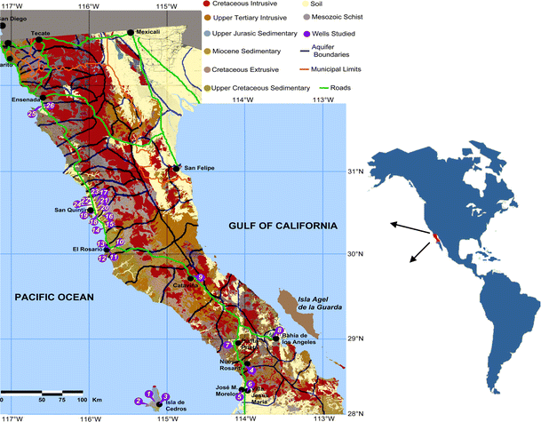 San Jose Water Hardness Map Fluoride, Nitrate And Water Hardness In Groundwater Supplied To The Rural  Communities Of Ensenada County, Baja California, Mexico | Springerlink