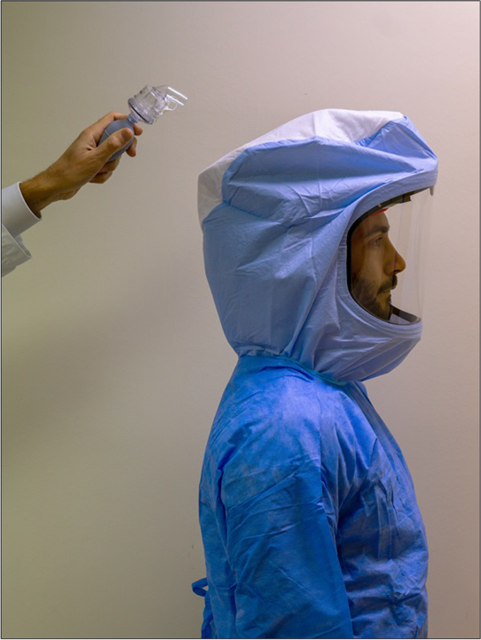 The use of a surgical helmet system with a high-efficiency particulate air  filter as possible protection equipment during the coronavirus disease 2019  pandemic: a double-blinded randomized control study | SpringerLink