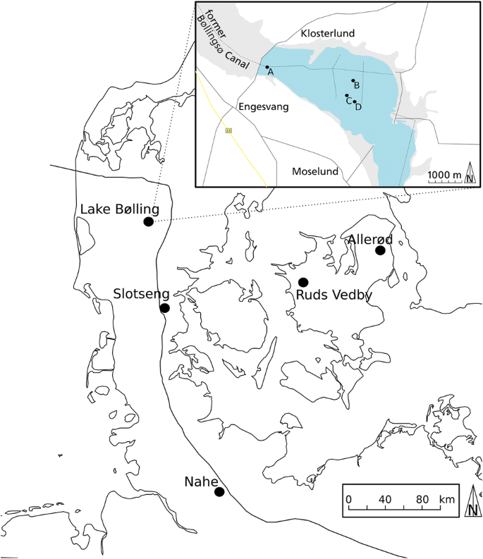 In search of the Bølling-Oscillation: a new high resolution pollen record  from the locus classicus Lake Bølling, Denmark | SpringerLink