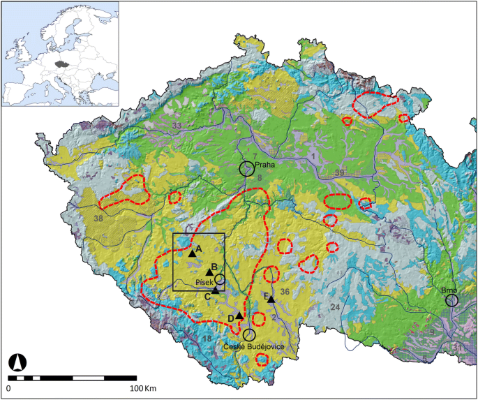 Why did they move to a barren land? Iron Age settlement and the  consequences for primary woodlands in the uplands of southern Bohemia,  Czech Republic | SpringerLink