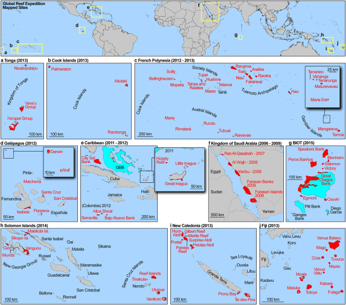 High Resolution Habitat And Bathymetry Maps For 65 000 Sq Km Of Earth S Remotest Coral Reefs Springerlink