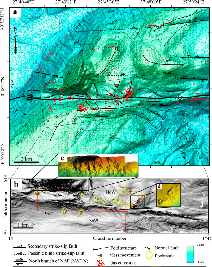 Gas Occurrence And Shallow Conduit Systems In The Western Sea Of Marmara A Review And New Acoustic Evidence Springerlink