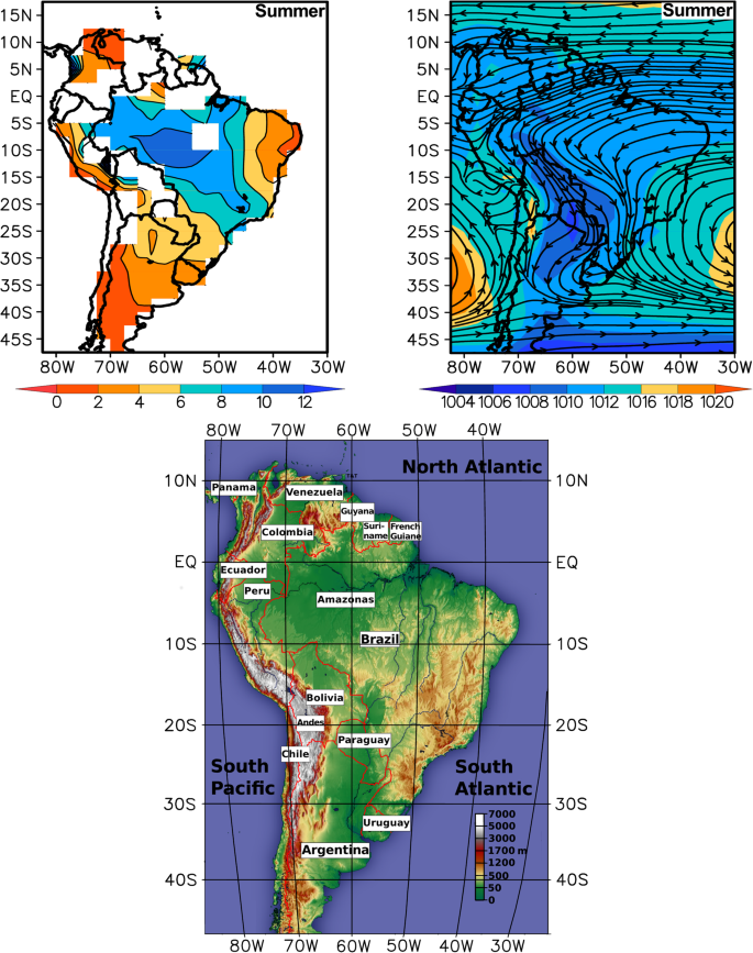 Madden Julian Oscillation Impacts On South American Summer Monsoon Season Precipitation Anomalies Extreme Events Teleconnections And Role In The Mjo Cycle Springerlink