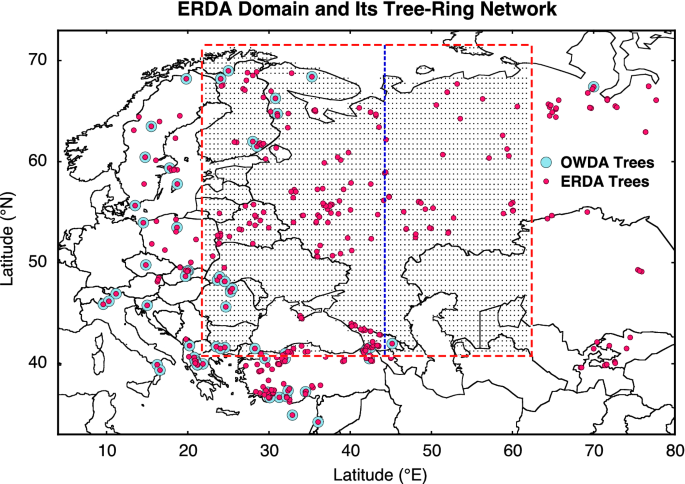 The European Russia Drought Atlas 1400 2016 Ce Springerlink
