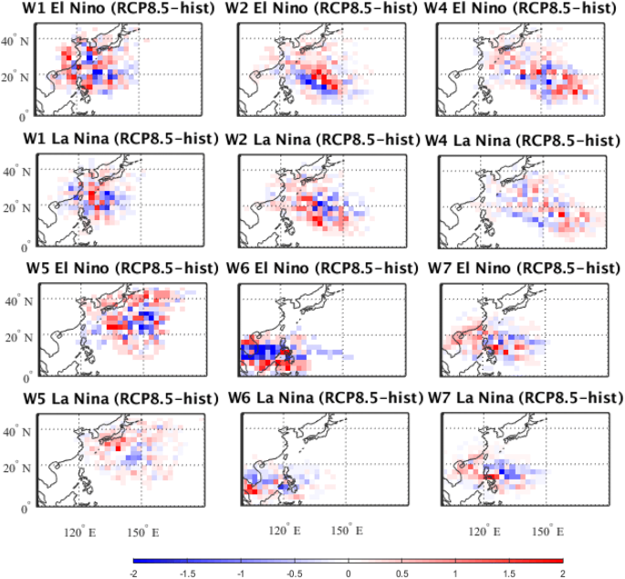 Projected Changes In Enso Driven Regional Tropical Cyclone Tracks Springerlink