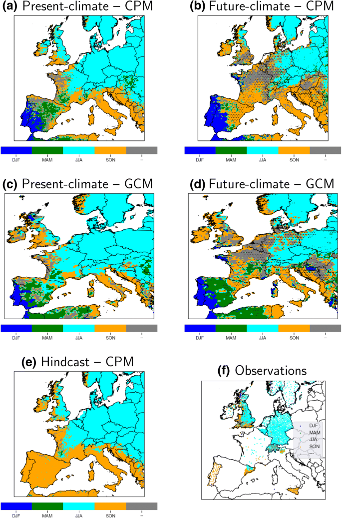Europe Wide Precipitation Projections At Convection Permitting Scale With The Unified Model Springerlink