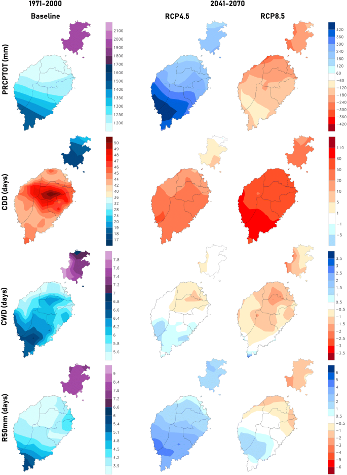 Downscaling Projections Of Climate Change In Sao Tome And Principe Islands Africa Springerlink