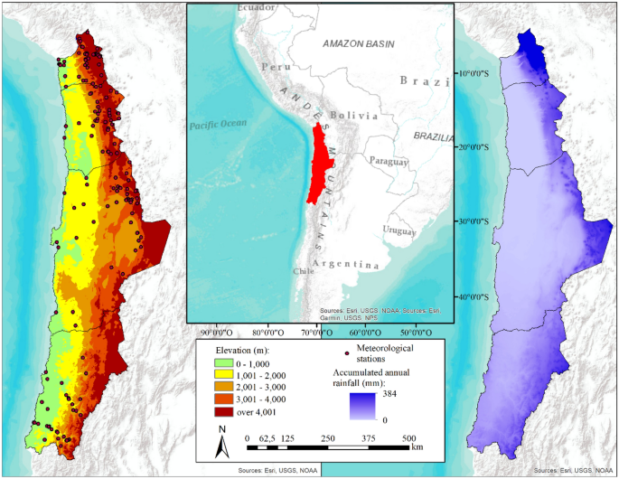 Atacama Desert In Map Synoptic Attributions Of Extreme Precipitation In The Atacama Desert  (Chile) | Springerlink