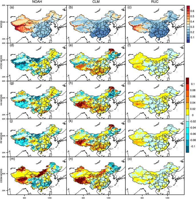 Uncertainty Of Land Surface Model And Land Use Data On Wrf Model Simulations Over China Springerlink