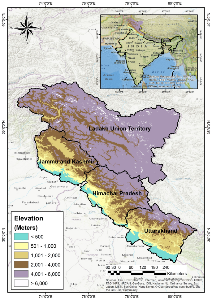 On the solid and liquid precipitation characteristics over the North-West Himalayan region around the turn of the century | Climate Dynamics