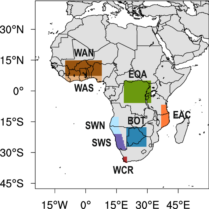 Benefits Of Simulating Precipitation Characteristics Over Africa With A Regionally Coupled Atmosphere Ocean Model Springerlink