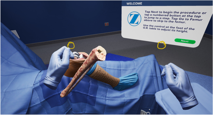 Fazendo uma Cirurgia de Joelho em Realidade Virtual - Wraith VR Knee  Surgery Simulation 