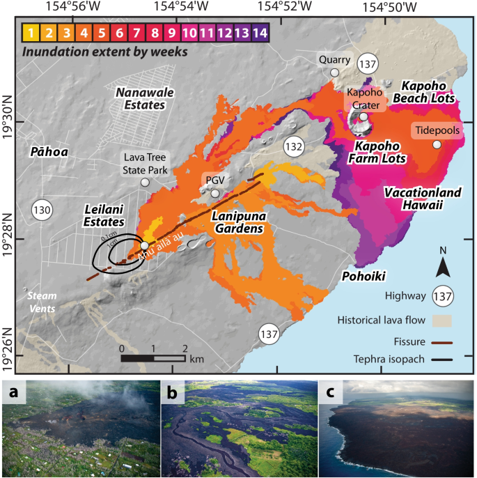 Damage assessment for the 2018 lower East Rift Zone lava flows of Kīlauea  volcano, Hawaiʻi | SpringerLink