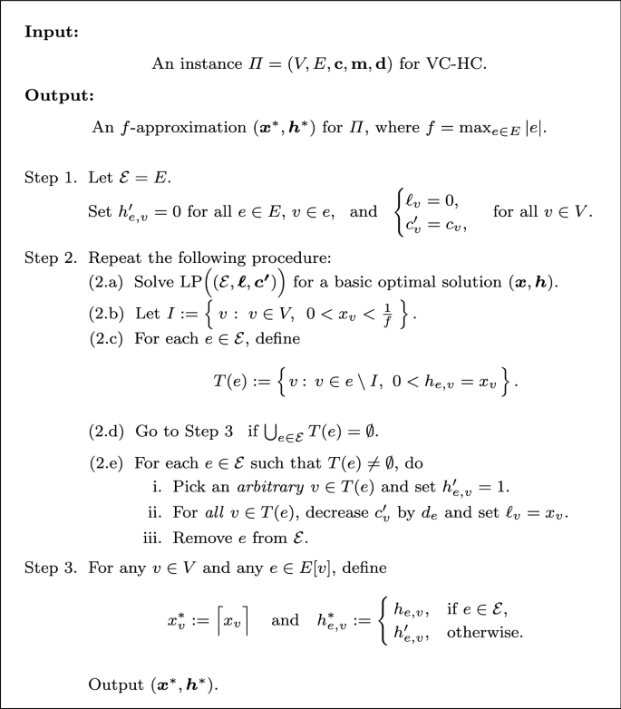 Iterative Partial Rounding For Vertex Cover With Hard Capacities Springerlink