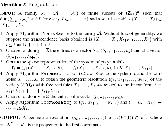 Elimination For Generic Sparse Polynomial Systems Springerlink