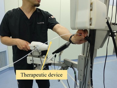 A new robotic-assisted flexible endoscope with single-hand control ...