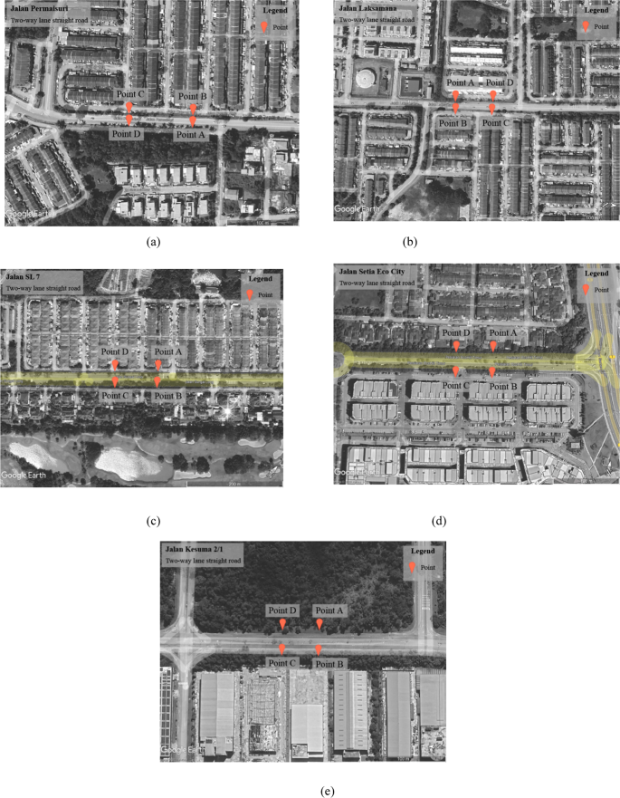 Straight road noise mapping prediction using probabilistic approach