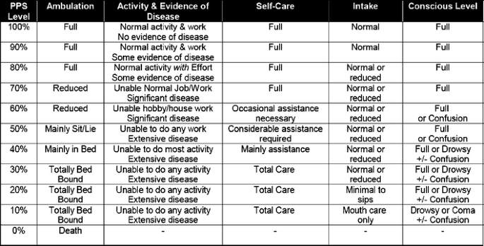The palliative performance scale: examining its inter-rater 