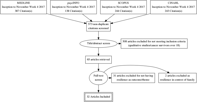 Do Cancer Patients Use The Term Resilience A Systematic Review Of Qualitative Studies Springerlink