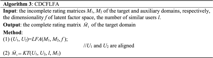 Cross Domain Recommendation Based On Latent Factor Alignment Springerlink Cross Domain Recommendation Based On Latent Factor Alignment Springerlink