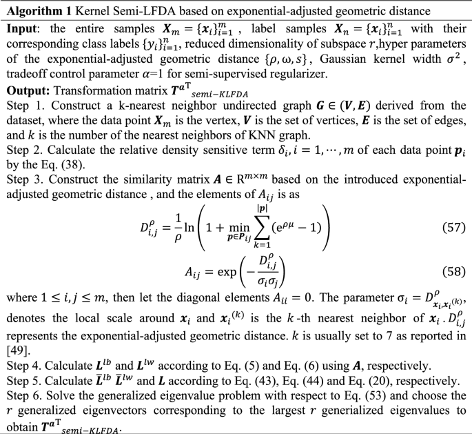 Semi-supervised Kernel Fisher discriminant analysis based on 