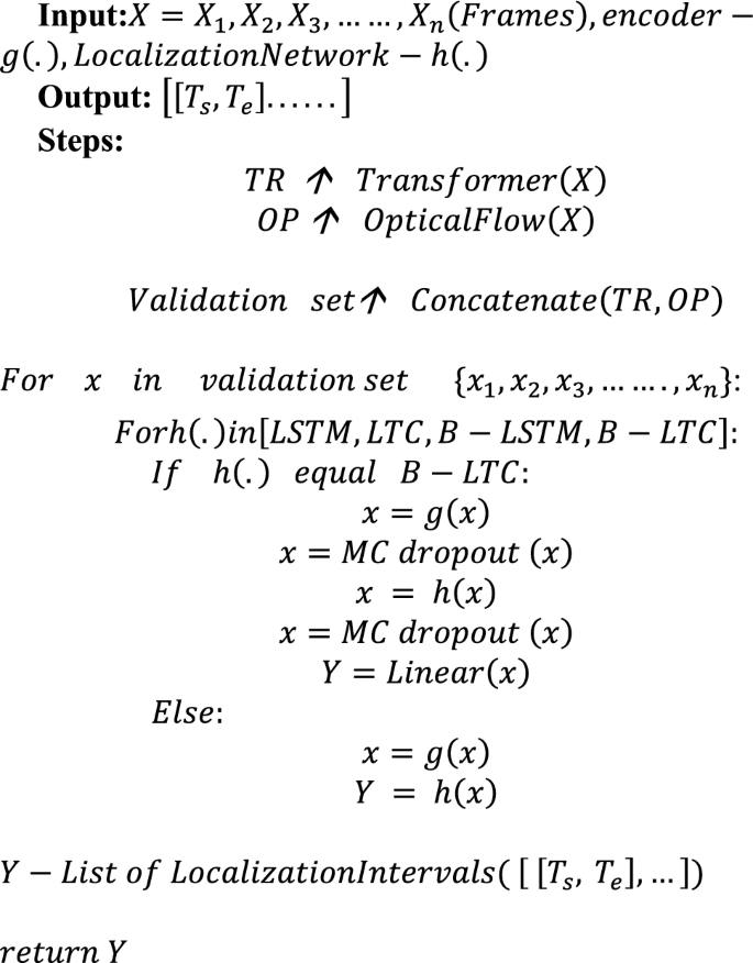 Procedure segmentation in videos with Bayesian Neural ODE model (BNODE ...