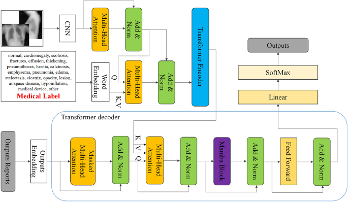 A hybrid transformer architecture with Mamba for medical image report ...