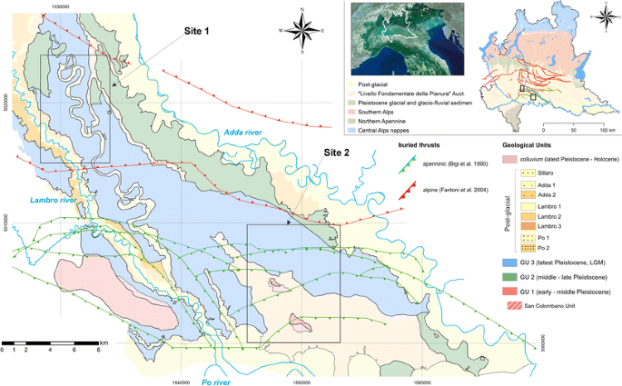Hydrogeophysical Imaging Of Alluvial Aquifers Electrostratigraphic Units In The Quaternary Po Alluvial Plain Italy Springerlink