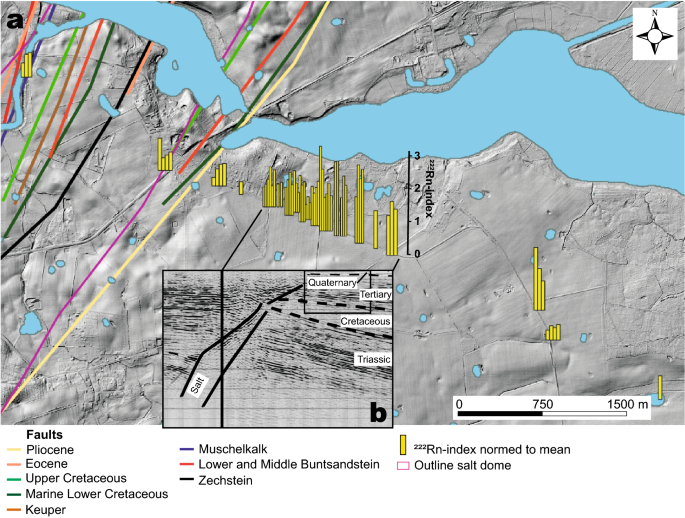 Local radon flux maxima in the quaternary sediments of Schleswig–Holstein  (Germany) | SpringerLink