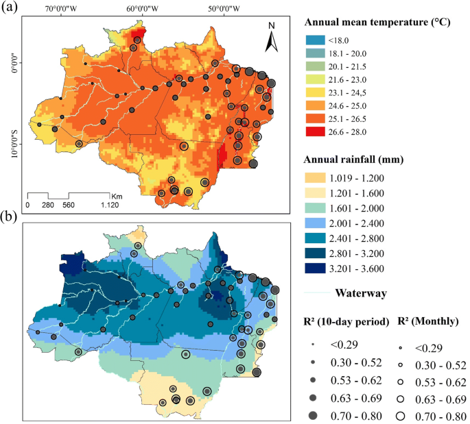 Performance of the ECMWF in air temperature and precipitation estimates in  the Brazilian Amazon | SpringerLink