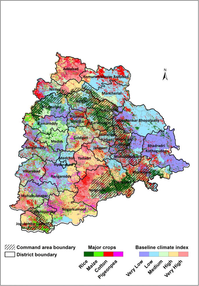 Assessment Of Climate Change And Vulnerability In Indian State Of Telangana For Better Agricultural Planning Springerlink