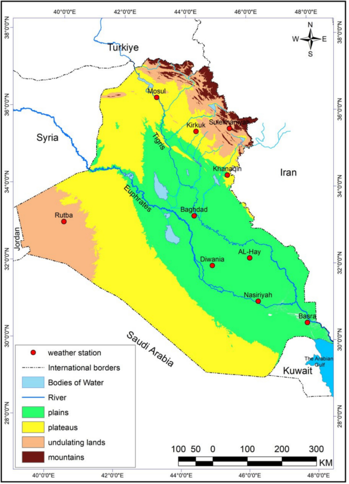 Severe and extreme climatic drought in Iraq: past and present ...