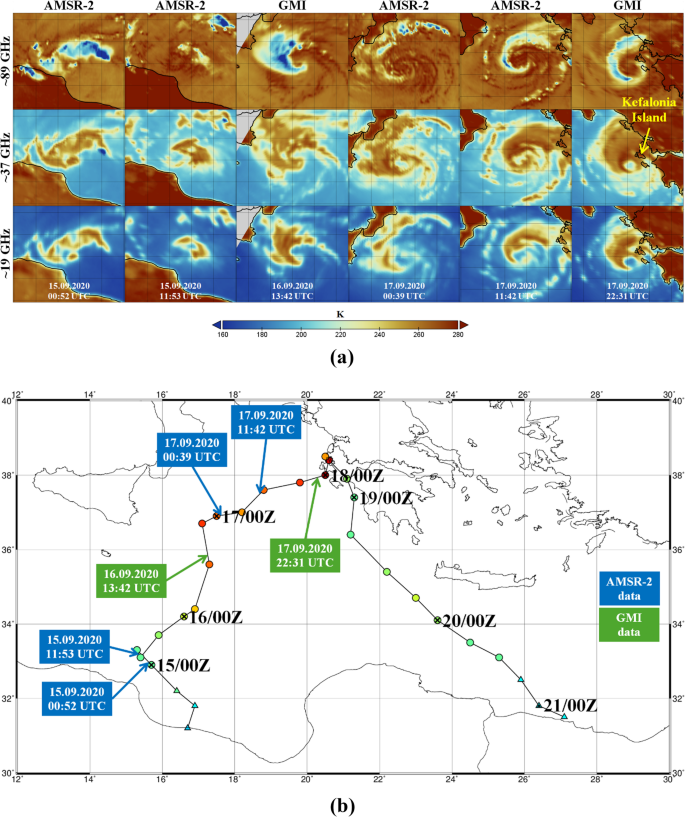 Synoptic analysis of cyclone Ianos based on surface and satellite ...