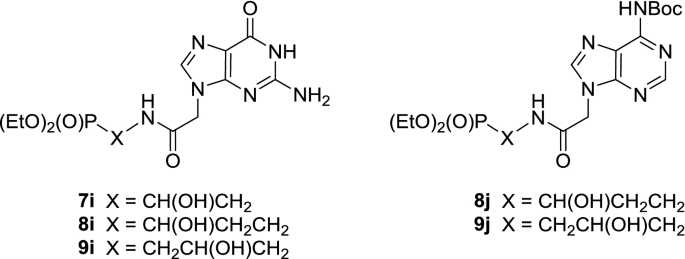 Acyclic Nucleoside Phosphonates Containing The Amide Bond Hydroxy Derivatives Springerlink