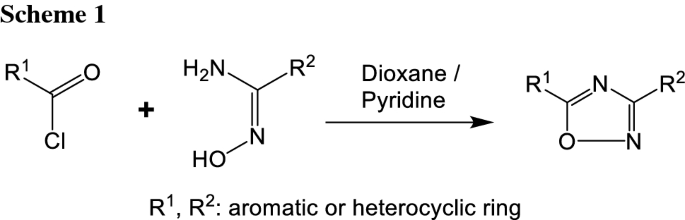 Synthesis Of 1 2 4 Oxadiazole Derivatives Anticancer And 3d Qsar Studies Springerlink Synthesis Of 1 2 4 Oxadiazole Derivatives Anticancer And 3d Qsar Studies Springerlink