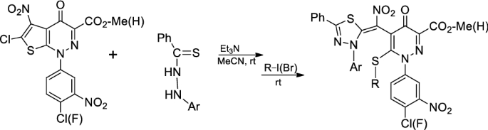 Thiophene ring-opening reactions II. Easy synthesis of  1,3,4-thiadiazoline-sulfanylpyridazine hybrids | SpringerLink