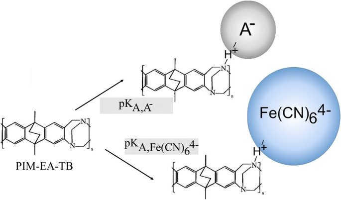 The Immobilisation And Reactivity Of Fe Cn 6 3 4 In An Intrinsically Microporous Polyamine Pim Ea Tb Springerlink