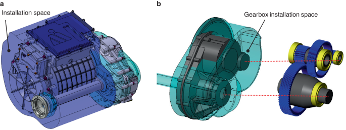 Multi-objective gearbox design optimization for xEV-axle drives under  consideration of package restrictions