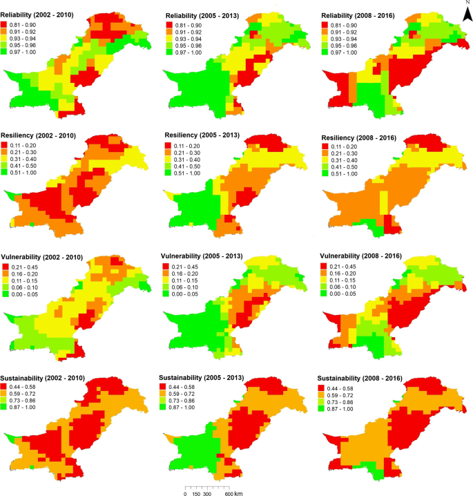 The Changing Characteristics Of Groundwater Sustainability In Pakistan From 2002 To 2016 Springerlink