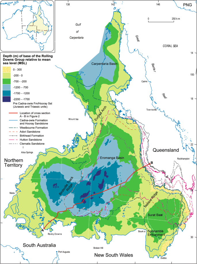 Review: The evolving understanding the Great Artesian Basin (Australia), from discovery to current hydrogeological interpretations | SpringerLink