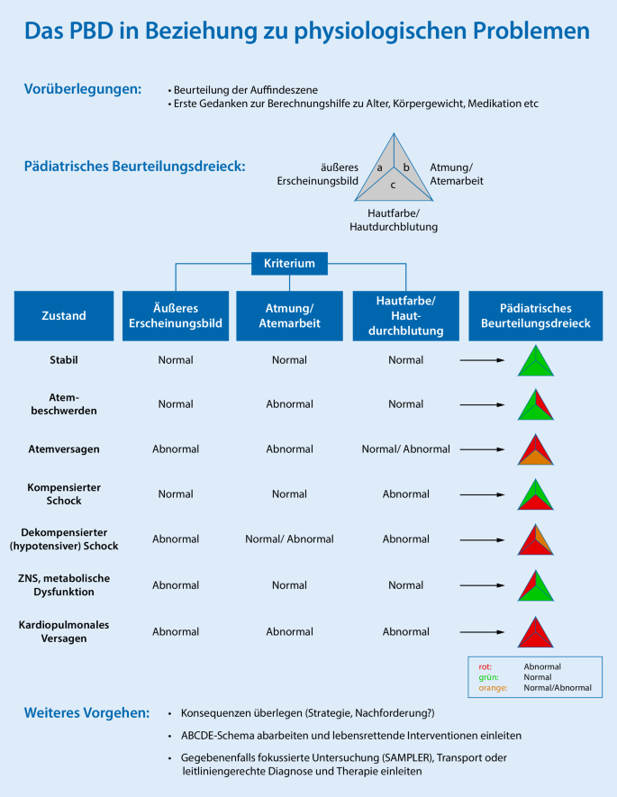 Einfach Und Praktisch Das Padiatrische Beurteilungsdreieck Springerlink